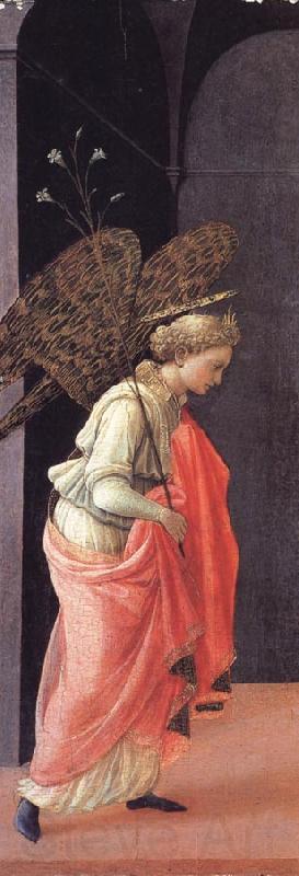 Fra Filippo Lippi The Annunciation:The Angel